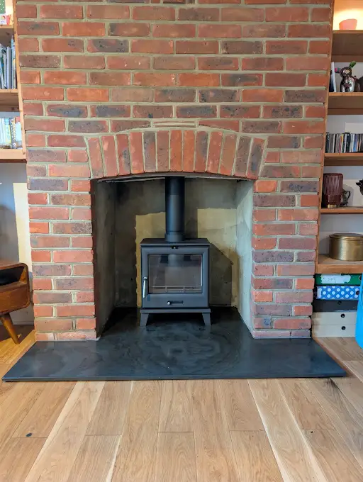 Stove Installation Project 7 completed by Pete The Sweep in Sussex